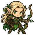 Jade Green Faction Mascot 3" Sticker