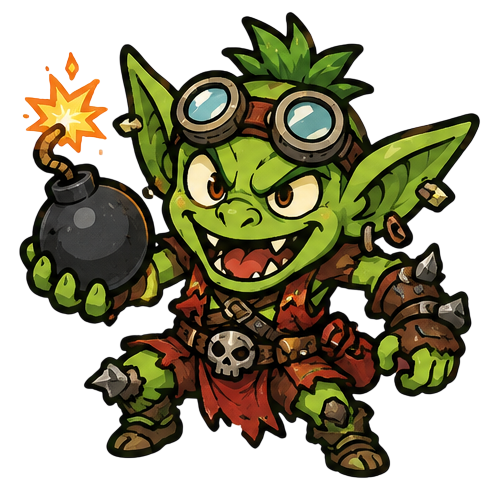 Bomblin Red Faction Mascot 3" Sticker