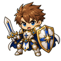 Leo White Faction Mascot 3" Sticker